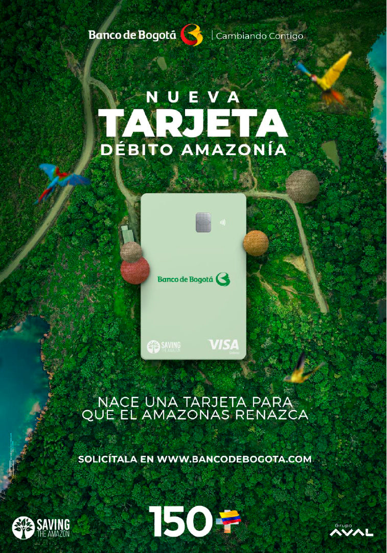 ¡Salva la Amazonía con una tarjeta! ¿Te imaginas?