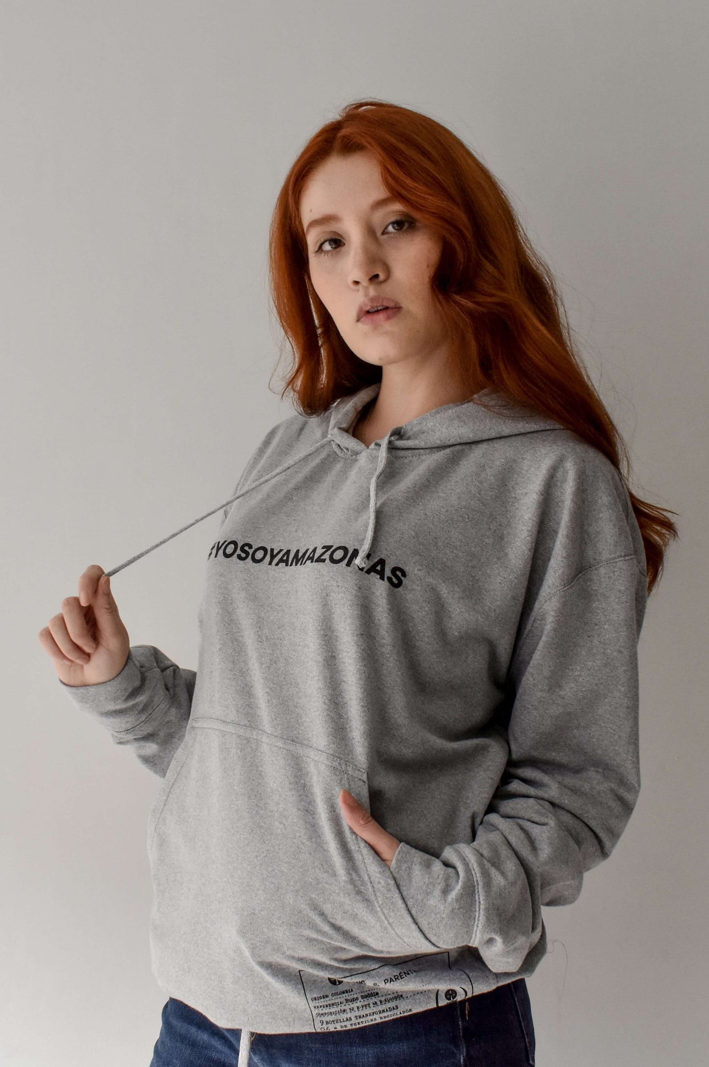 #YoSoyAmazonas Hoodie. Recycled cotton and PET