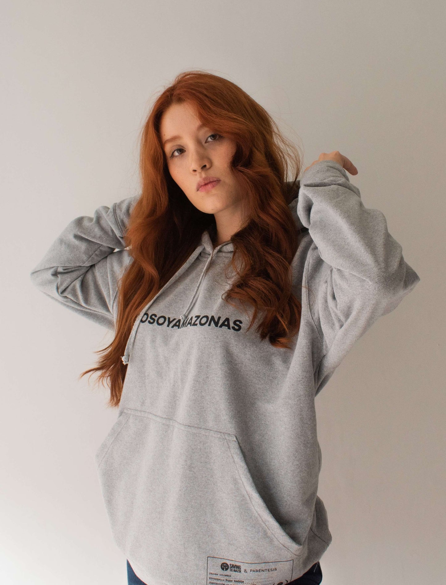 #YoSoyAmazonas Hoodie. Recycled cotton and PET