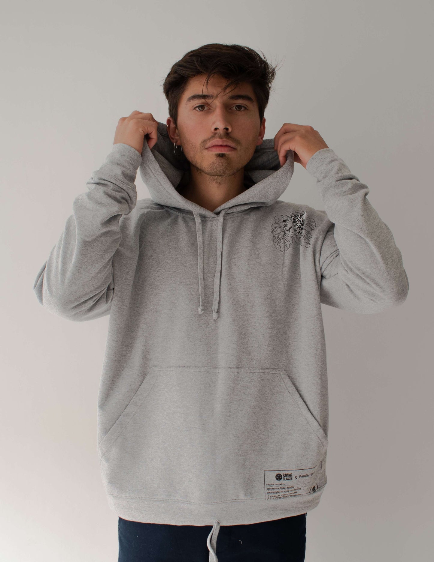 Jaguar Hoodie. Recycled cotton and PET