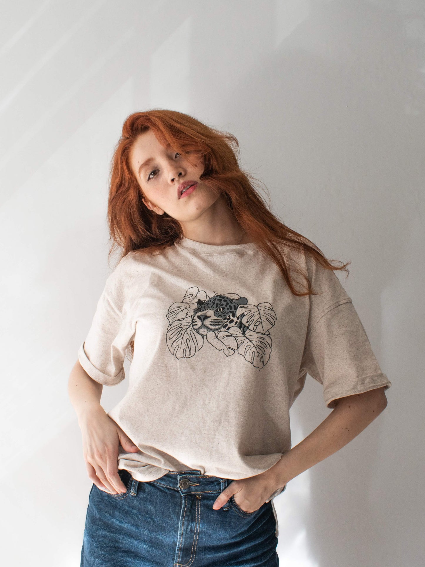 Jaguar T-Shirt. Recycled cotton and PET