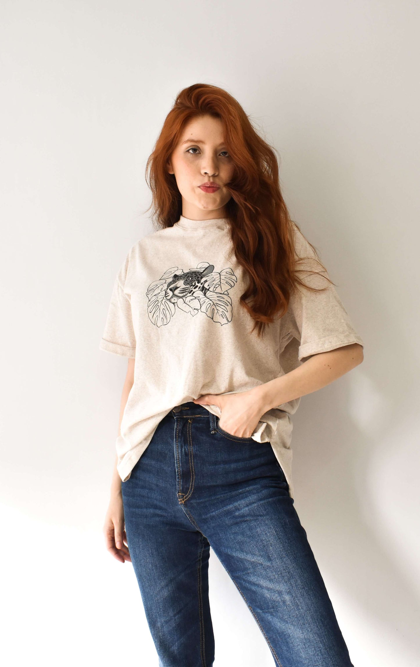 Jaguar T-Shirt. Recycled cotton and PET